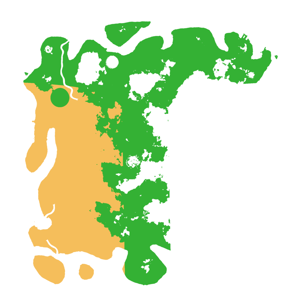 Biome Rust Map: Procedural Map, Size: 4300, Seed: 26736536
