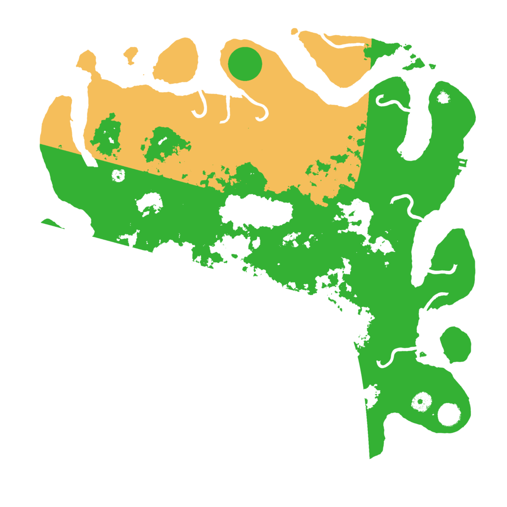 Biome Rust Map: Procedural Map, Size: 3950, Seed: 70331693