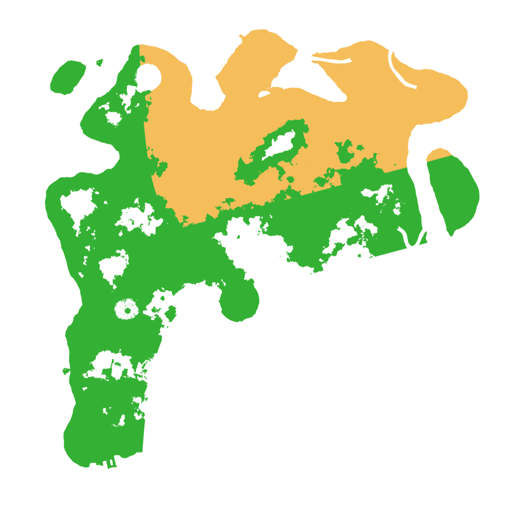 Biome Rust Map: Procedural Map, Size: 3550, Seed: 37030012