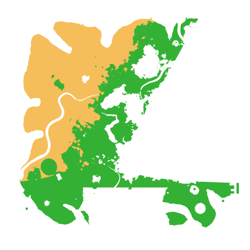 Biome Rust Map: Procedural Map, Size: 4100, Seed: 43233104
