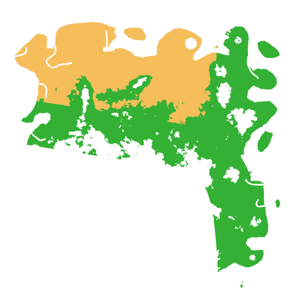 Biome Rust Map: Procedural Map, Size: 4500, Seed: 81382934