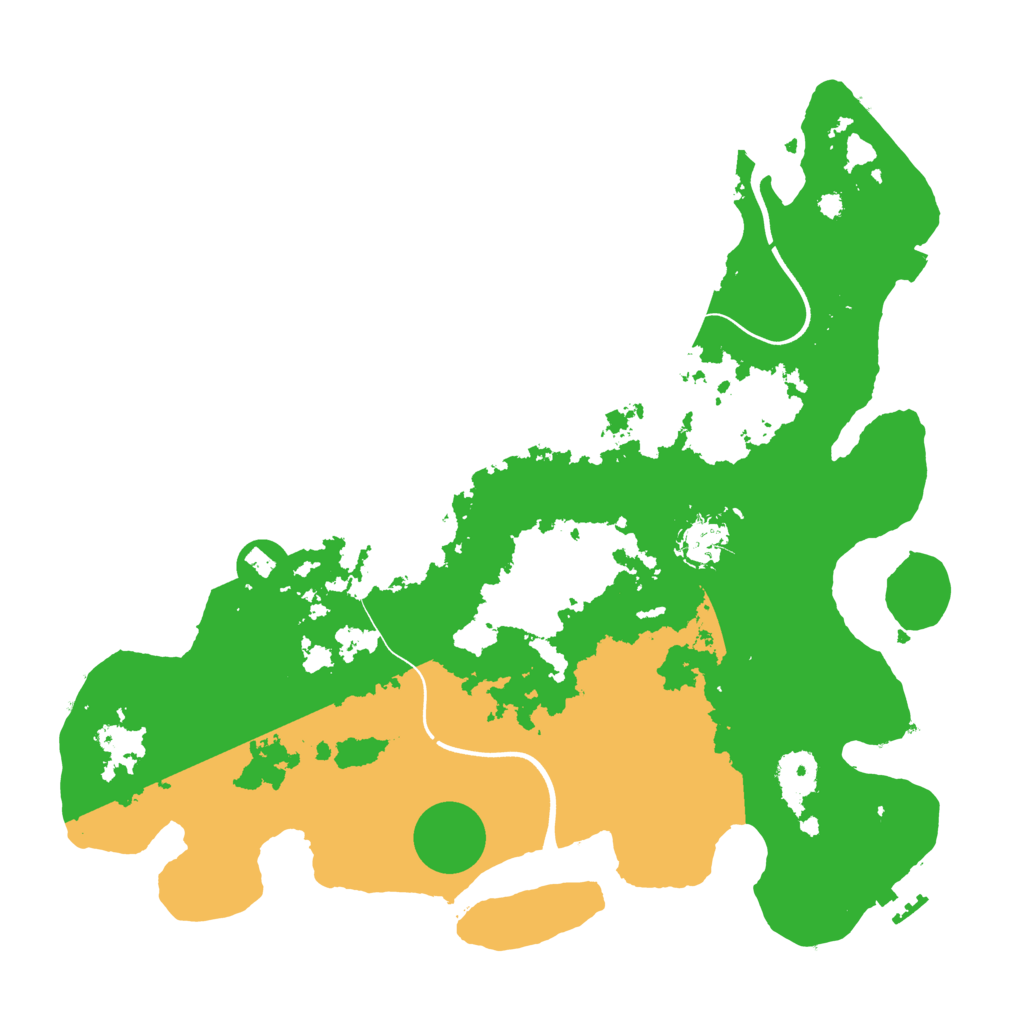 Biome Rust Map: Procedural Map, Size: 3750, Seed: 95899272