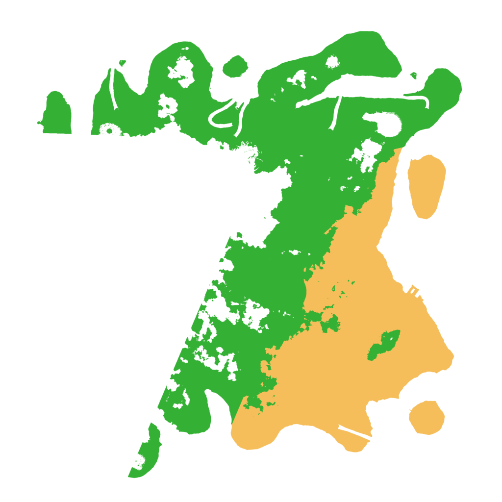 Biome Rust Map: Procedural Map, Size: 3650, Seed: 18743738