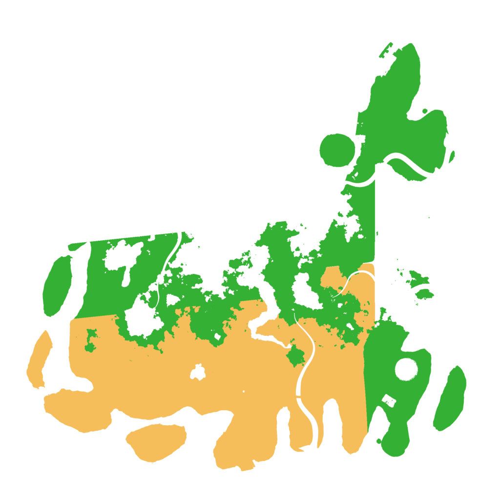 Biome Rust Map: Procedural Map, Size: 4000, Seed: 23517358