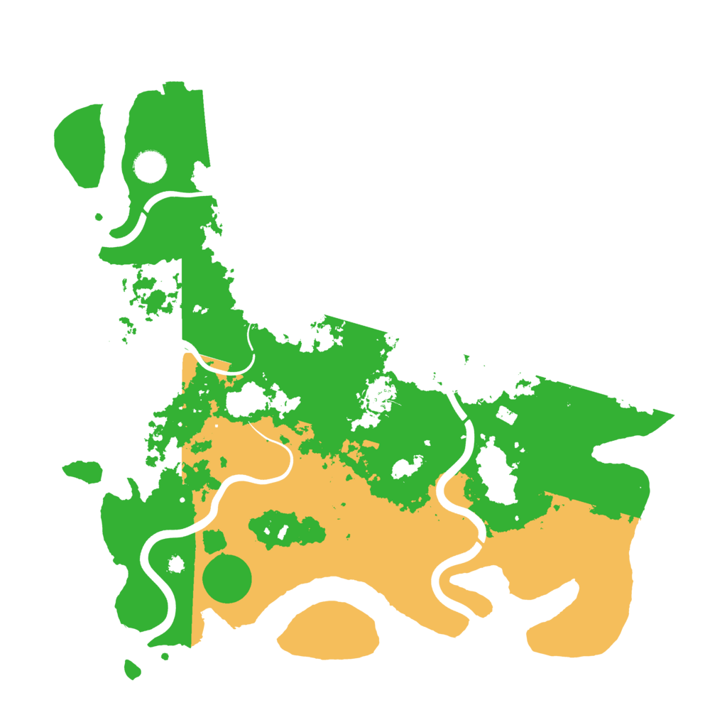 Biome Rust Map: Procedural Map, Size: 3950, Seed: 44213742