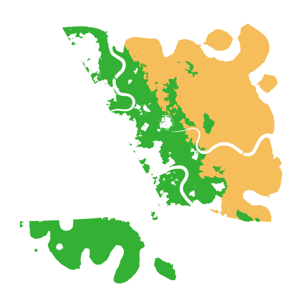 Biome Rust Map: Procedural Map, Size: 3950, Seed: 11117247