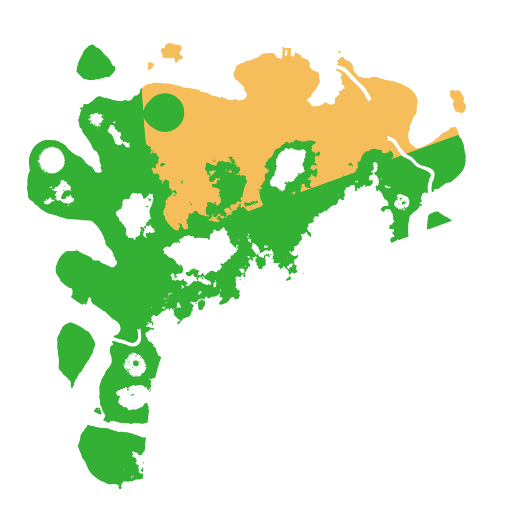 Biome Rust Map: Procedural Map, Size: 3600, Seed: 53863559