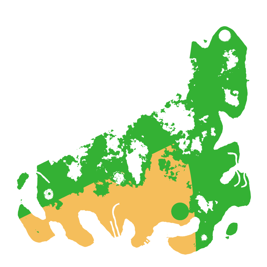 Biome Rust Map: Procedural Map, Size: 4000, Seed: 48112691