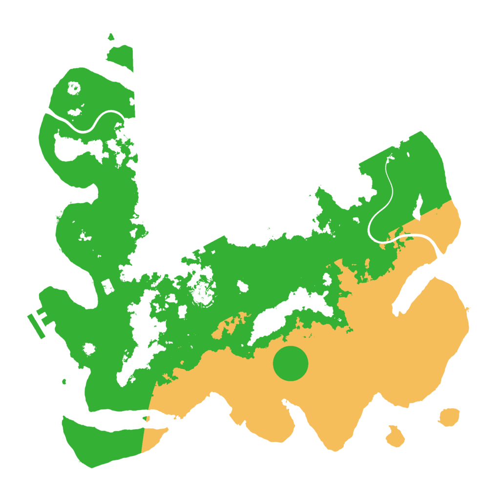 Biome Rust Map: Procedural Map, Size: 3750, Seed: 553689571