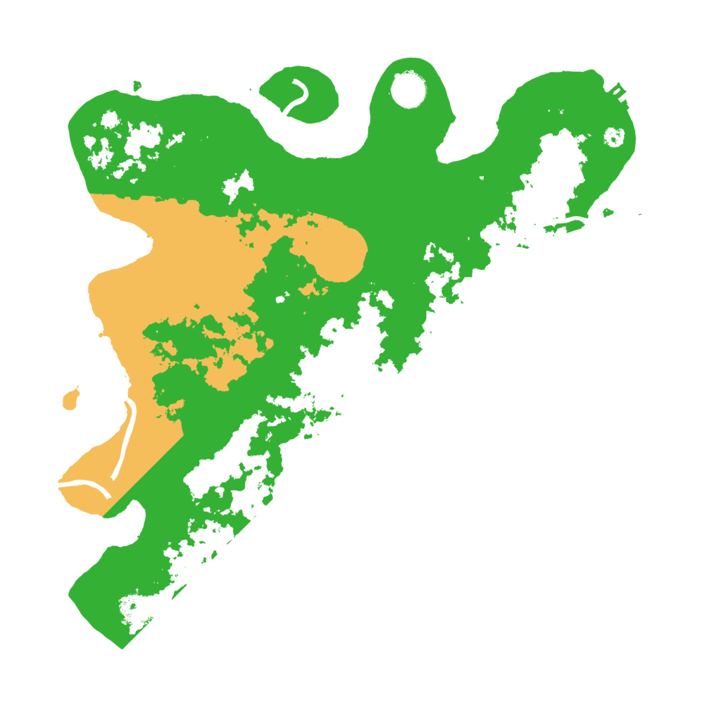 Biome Rust Map: Procedural Map, Size: 3600, Seed: 97599259