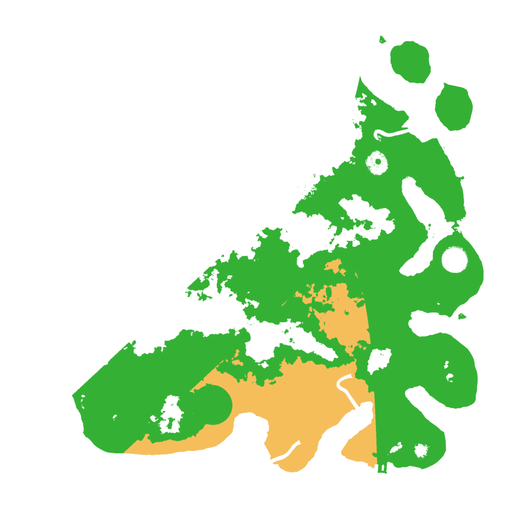 Biome Rust Map: Procedural Map, Size: 3500, Seed: 1261355780