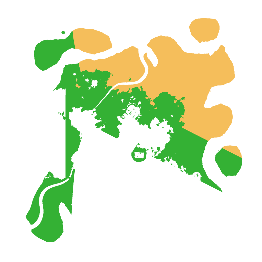 Biome Rust Map: Procedural Map, Size: 3000, Seed: 774982025