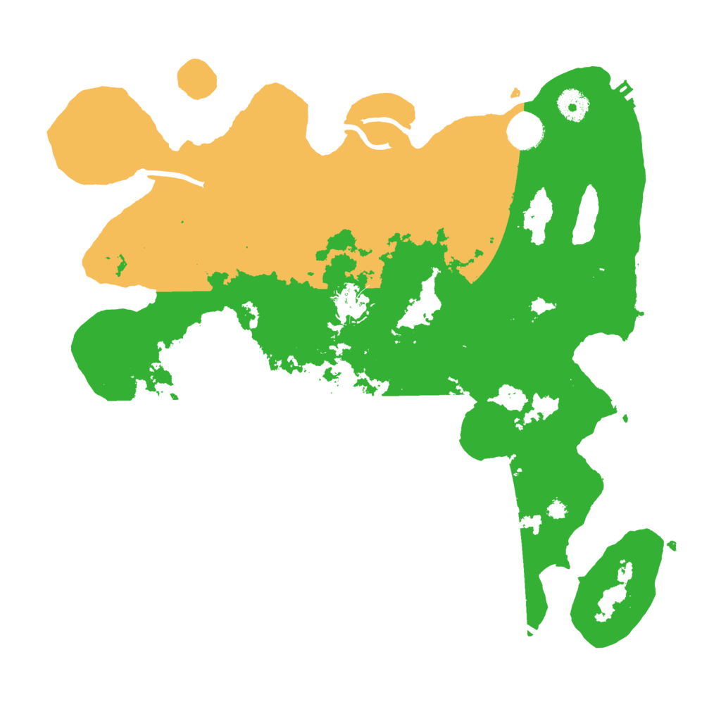 Biome Rust Map: Procedural Map, Size: 3500, Seed: 4675097