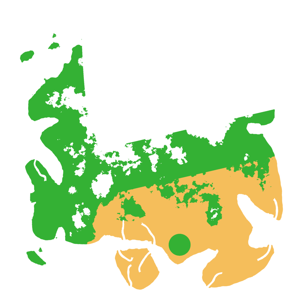 Biome Rust Map: Procedural Map, Size: 3700, Seed: 66565446