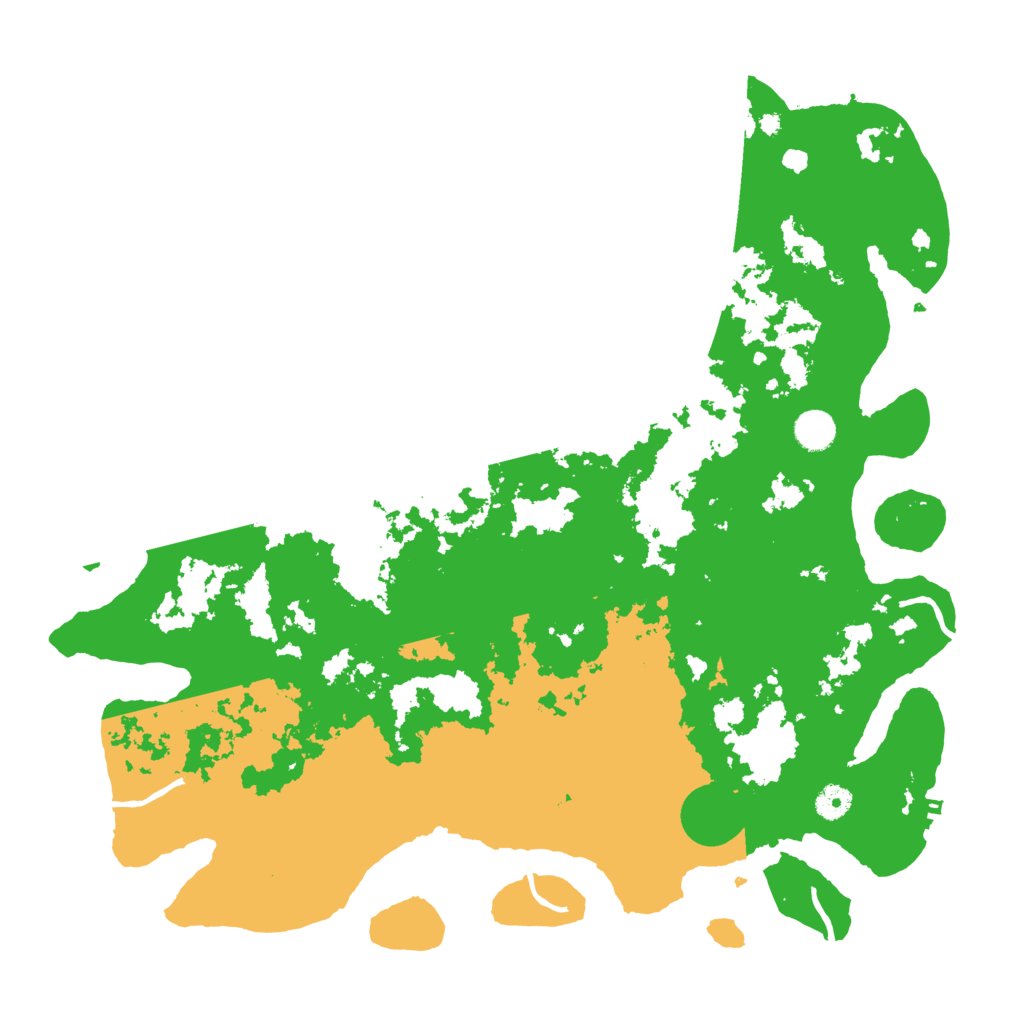 Biome Rust Map: Procedural Map, Size: 4400, Seed: 52861811
