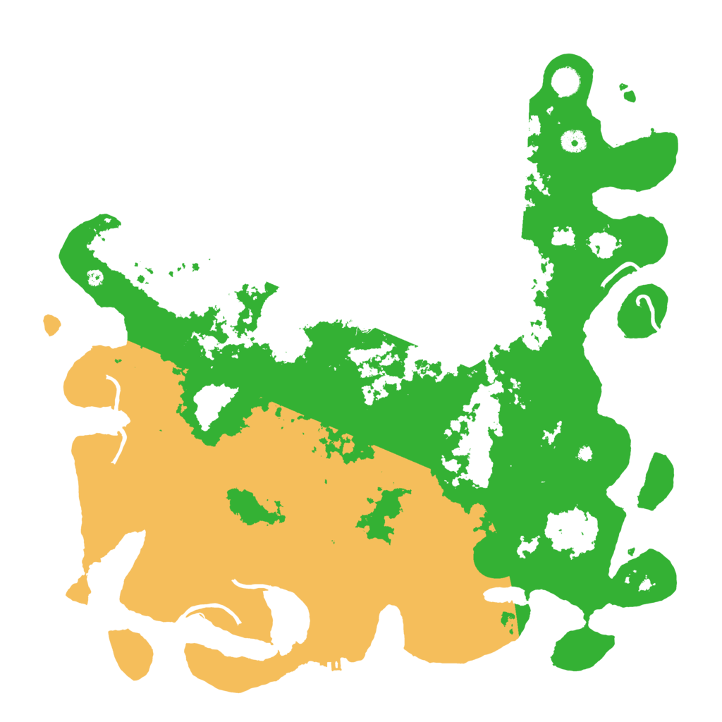Biome Rust Map: Procedural Map, Size: 4500, Seed: 76495283