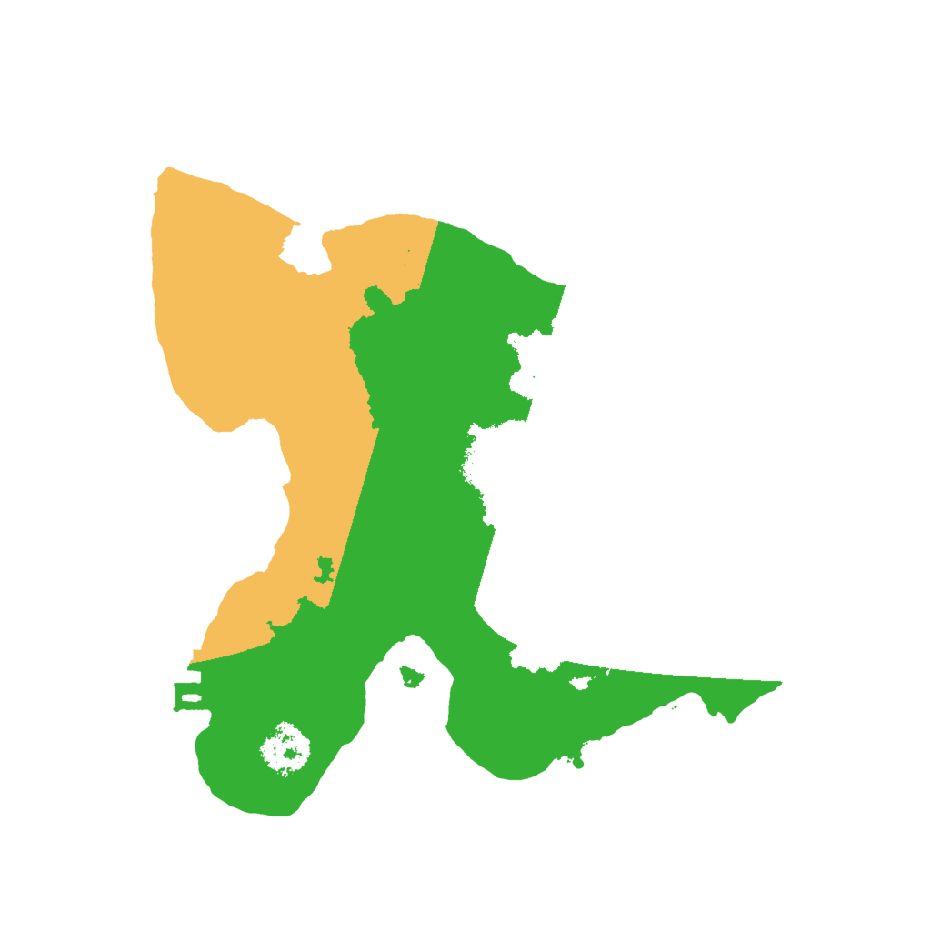 Biome Rust Map: Procedural Map, Size: 2000, Seed: 2850