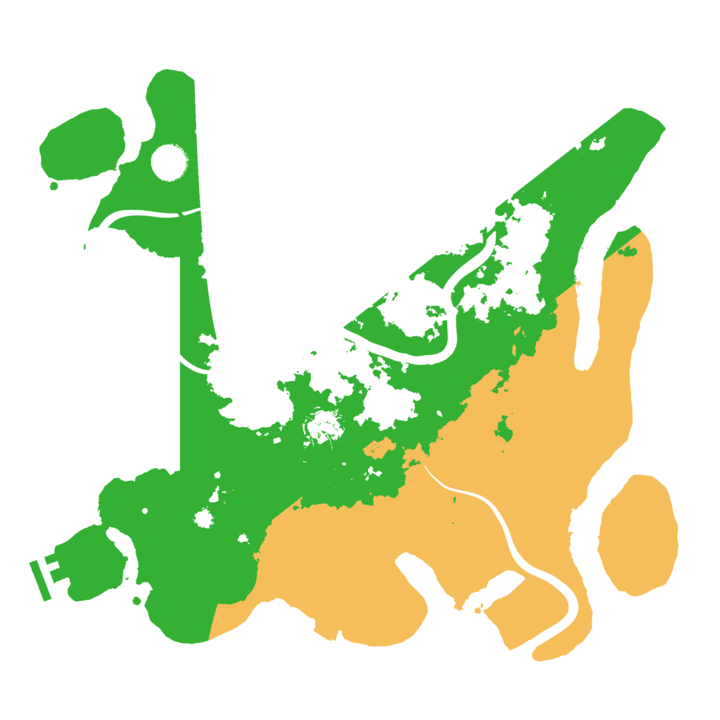 Biome Rust Map: Procedural Map, Size: 3500, Seed: 804150811
