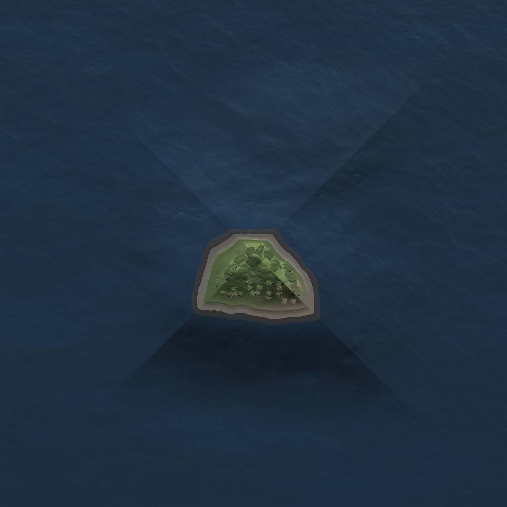 Rust Map: Procedural Map, Size: 1000, Seed: 1447185, 3 Monuments