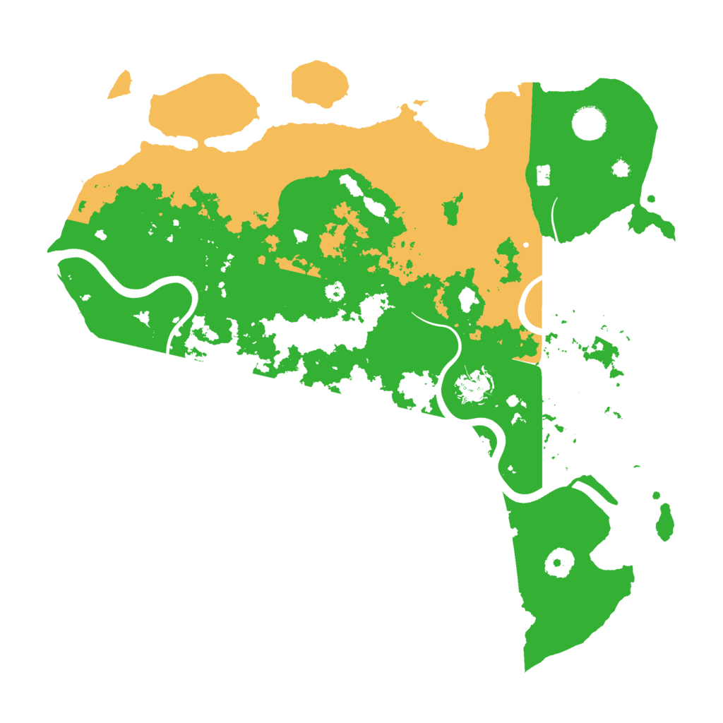 Biome Rust Map: Procedural Map, Size: 3750, Seed: 46071150