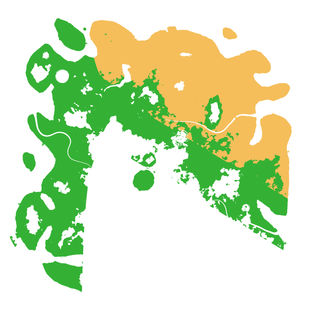 Biome Rust Map: Procedural Map, Size: 4100, Seed: 87775914