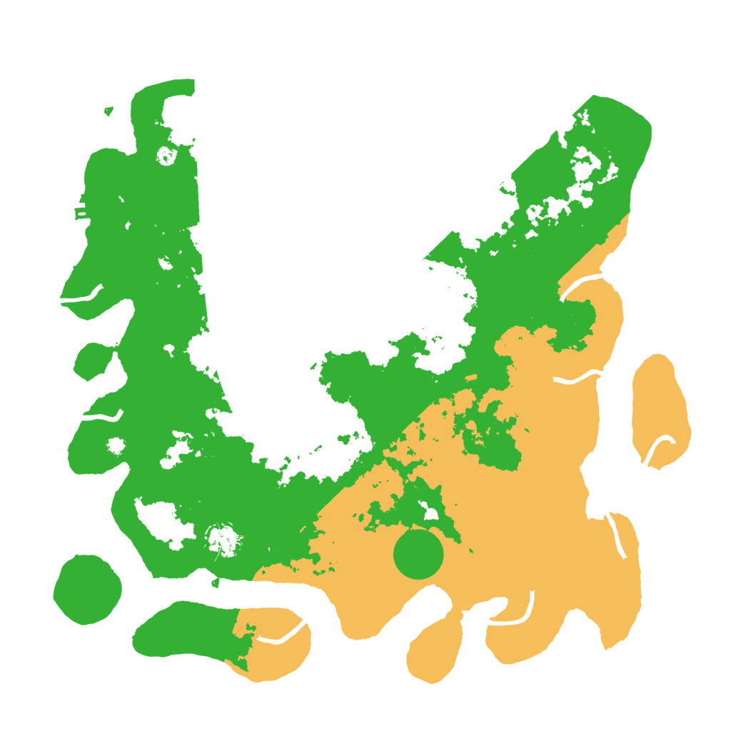 Biome Rust Map: Procedural Map, Size: 3850, Seed: 73662524