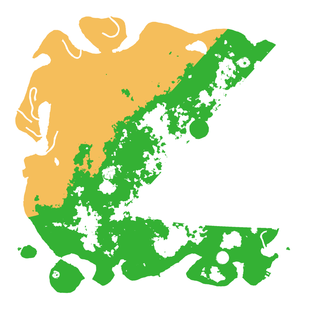 Biome Rust Map: Procedural Map, Size: 4300, Seed: 76684421