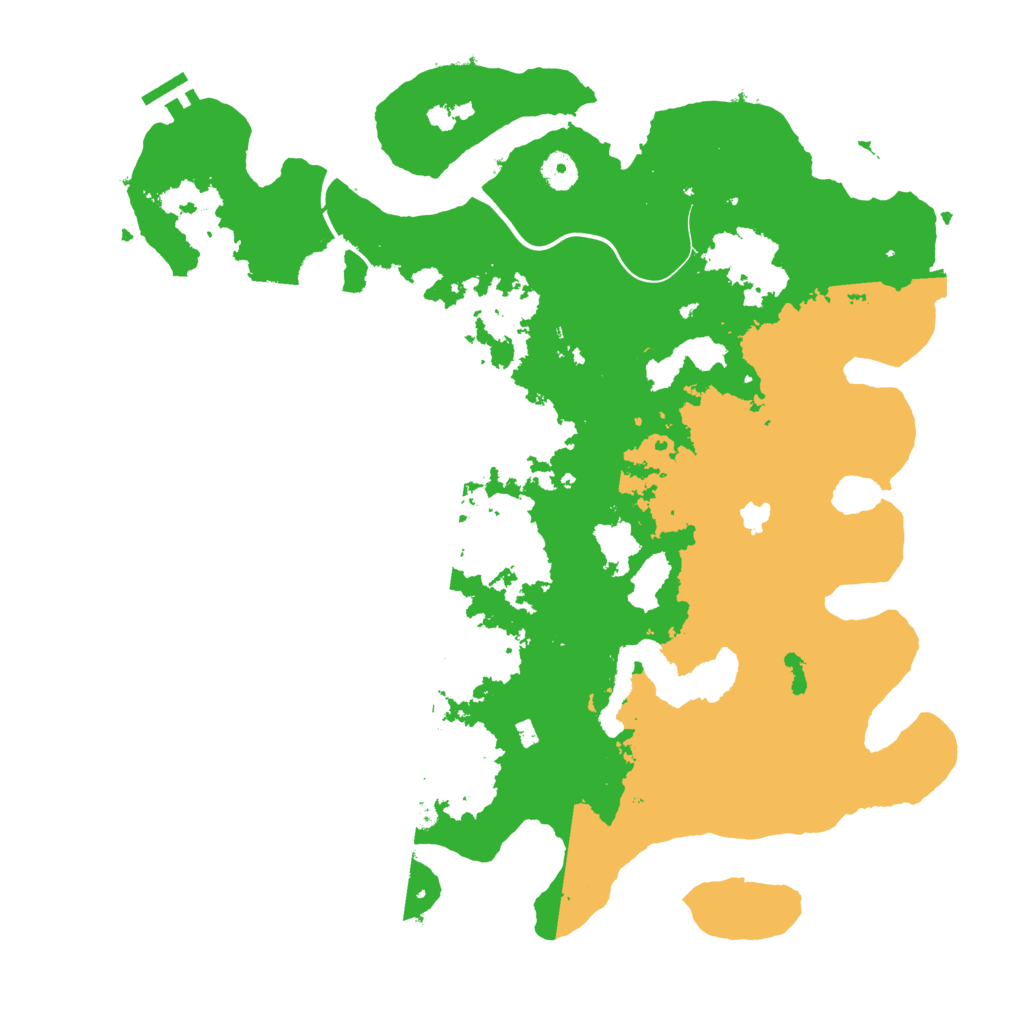 Biome Rust Map: Procedural Map, Size: 4200, Seed: 19697