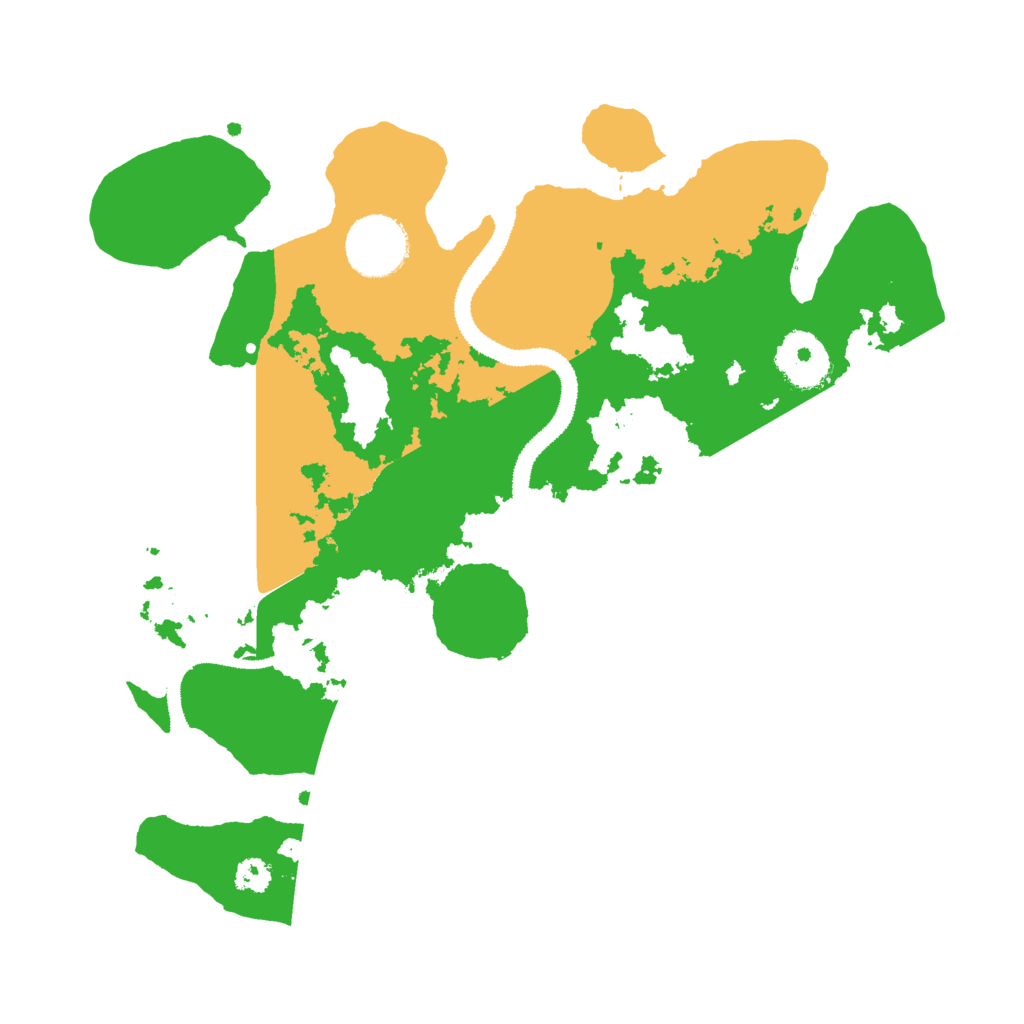 Biome Rust Map: Procedural Map, Size: 2900, Seed: 989966