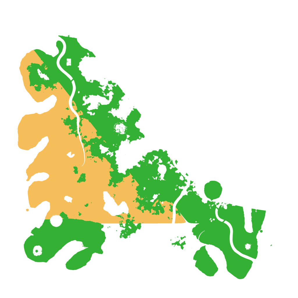 Biome Rust Map: Procedural Map, Size: 4500, Seed: 1208198255