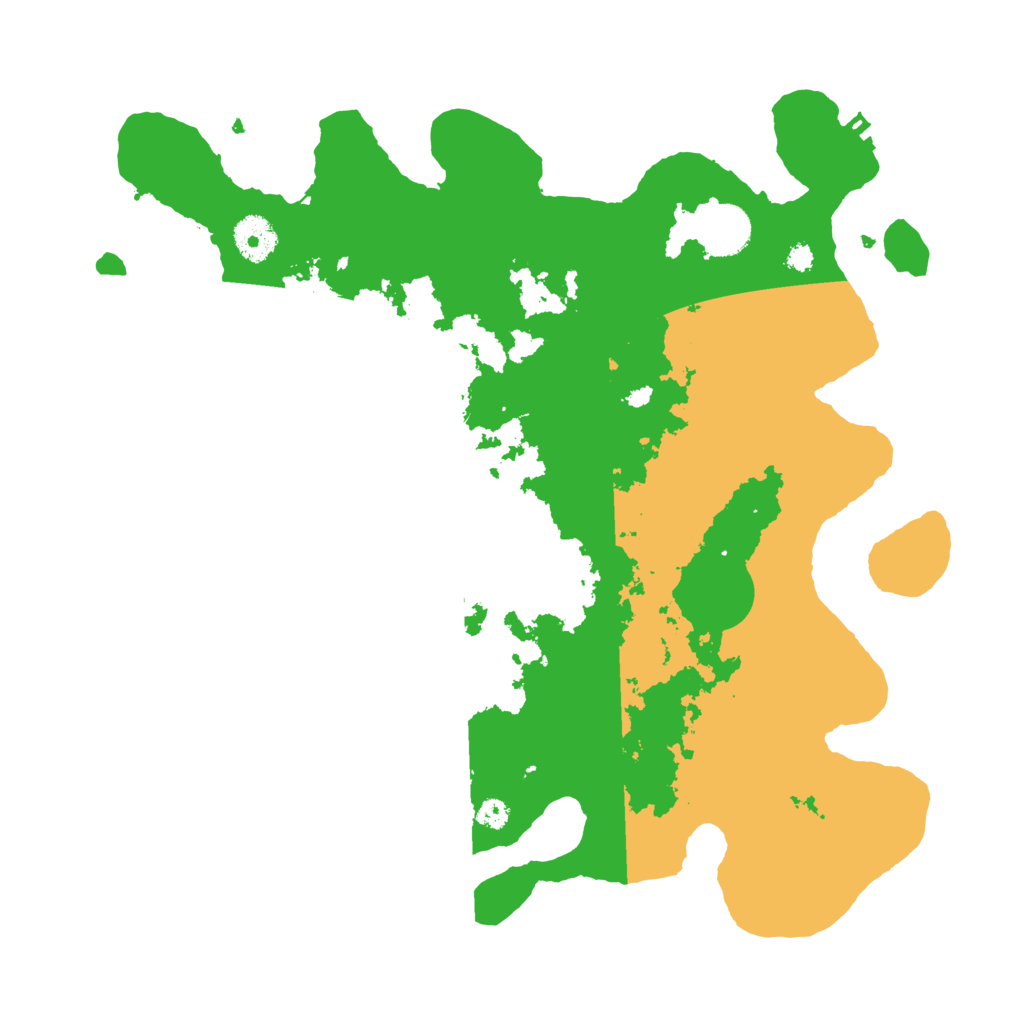 Biome Rust Map: Procedural Map, Size: 3550, Seed: 70777865