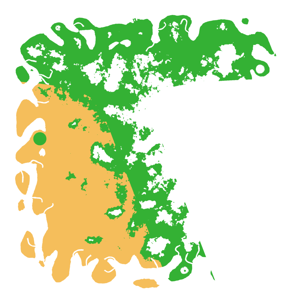Biome Rust Map: Procedural Map, Size: 6000, Seed: 64552