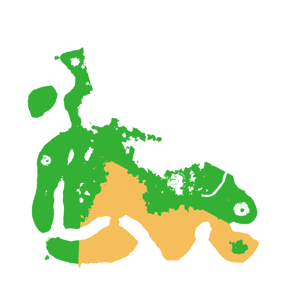 Biome Rust Map: Procedural Map, Size: 3000, Seed: 6251398