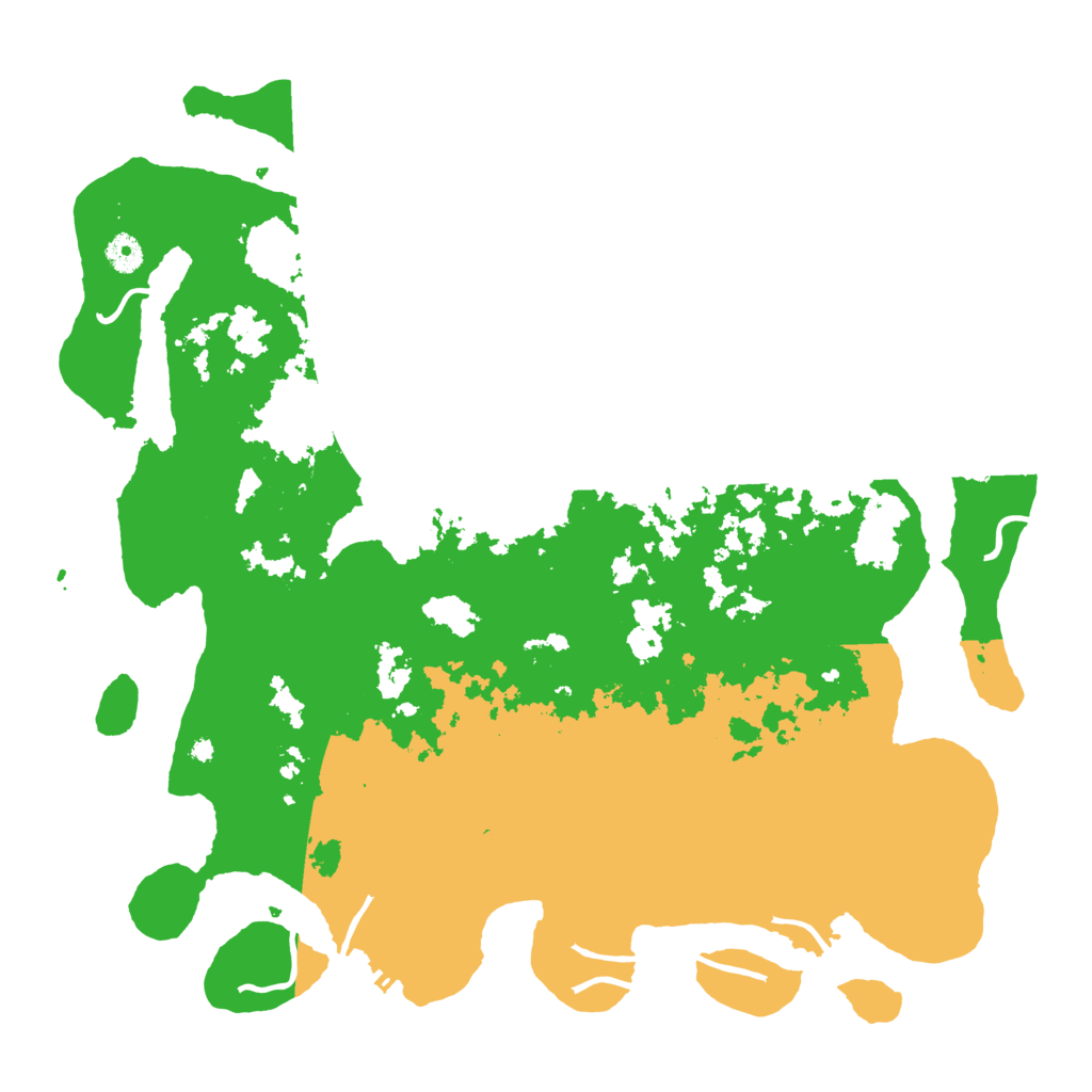 Biome Rust Map: Procedural Map, Size: 4400, Seed: 71629978