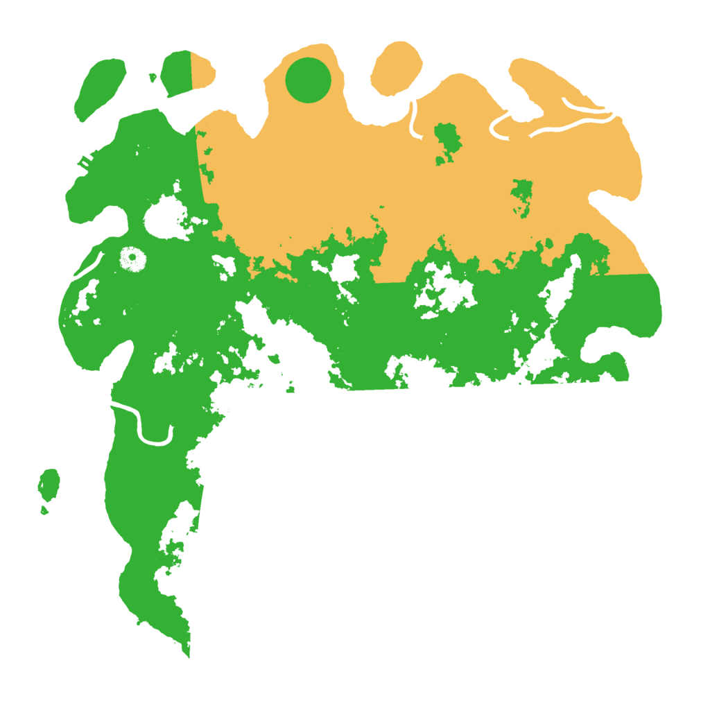 Biome Rust Map: Procedural Map, Size: 4100, Seed: 64164223