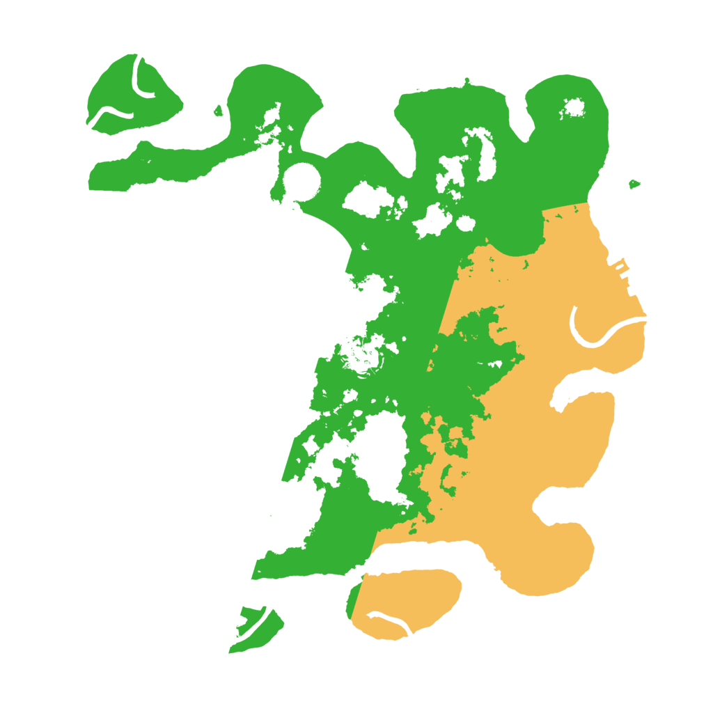 Biome Rust Map: Procedural Map, Size: 3400, Seed: 13907780