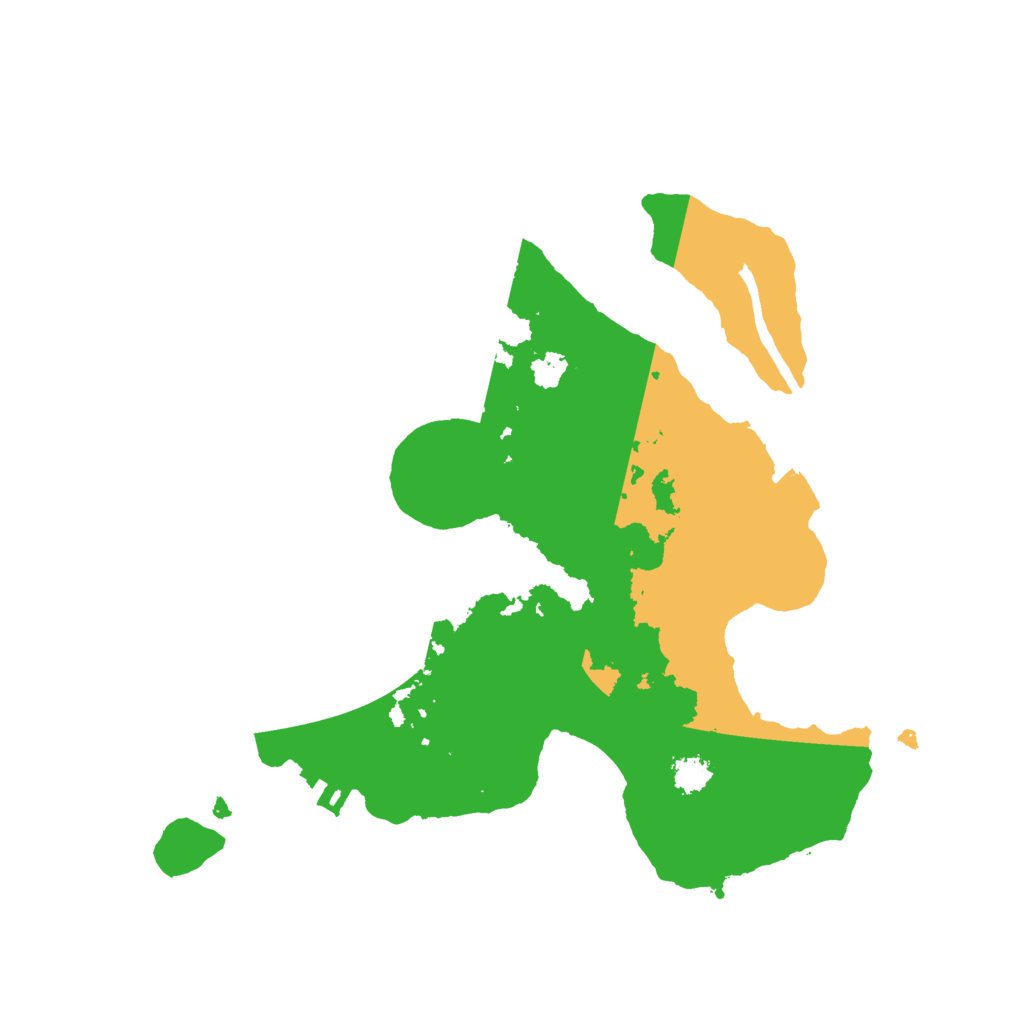 Biome Rust Map: Procedural Map, Size: 2500, Seed: 1124862436
