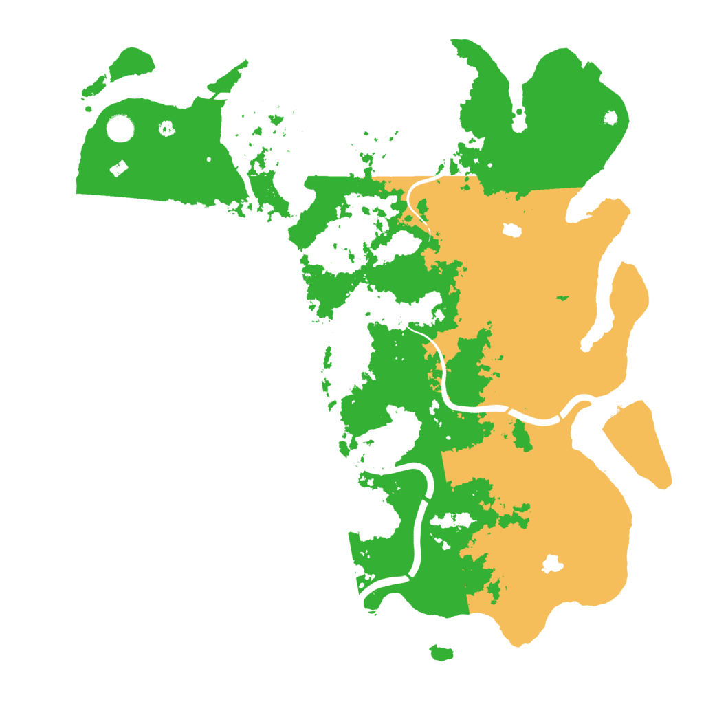 Biome Rust Map: Procedural Map, Size: 4500, Seed: 163052271