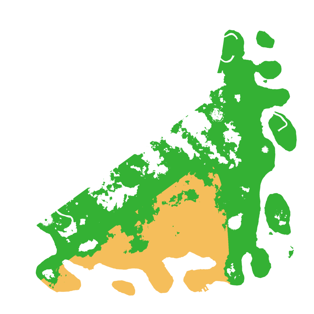 Biome Rust Map: Procedural Map, Size: 4300, Seed: 95729029