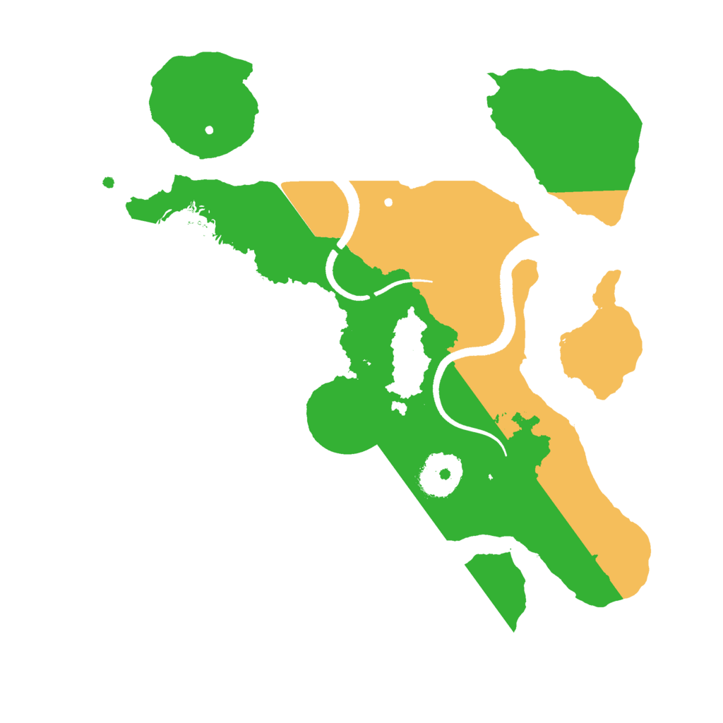 Biome Rust Map: Procedural Map, Size: 2550, Seed: 475495169