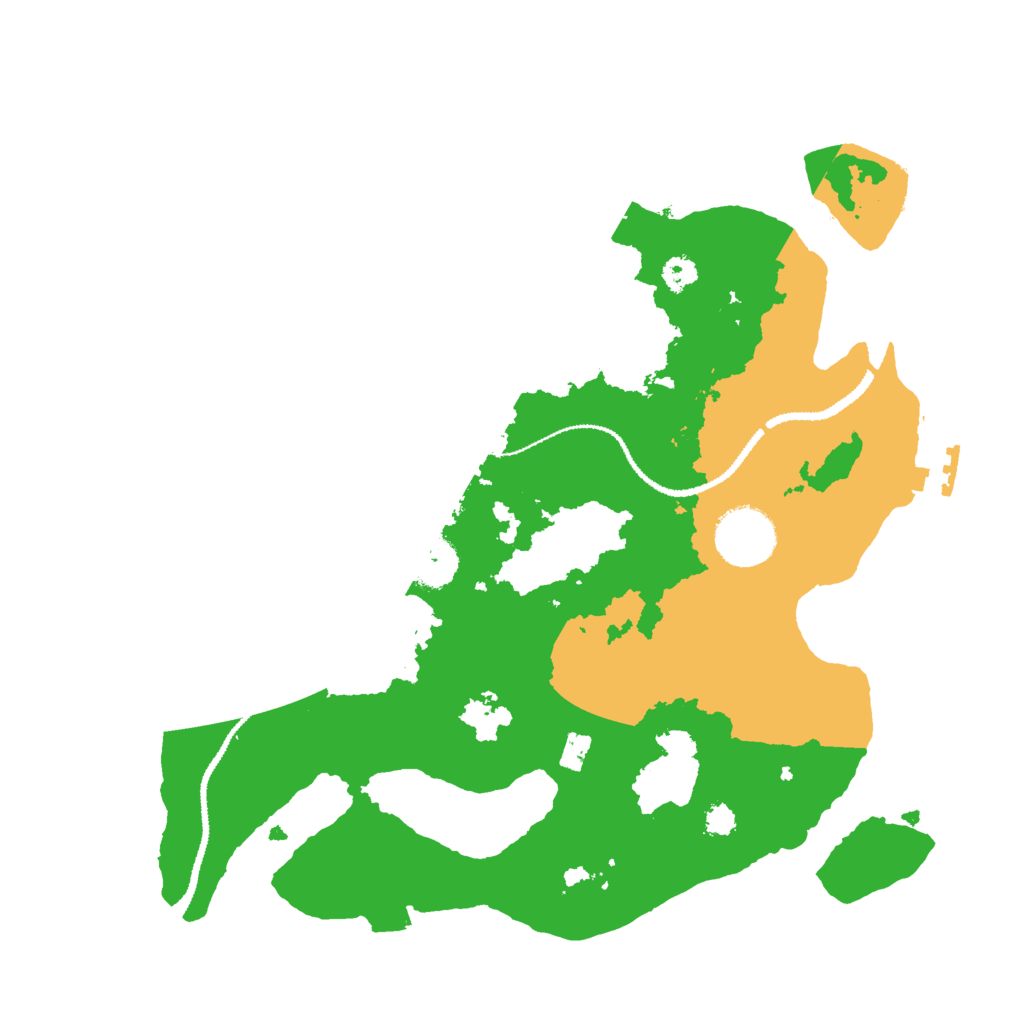 Biome Rust Map: Procedural Map, Size: 3000, Seed: 6510