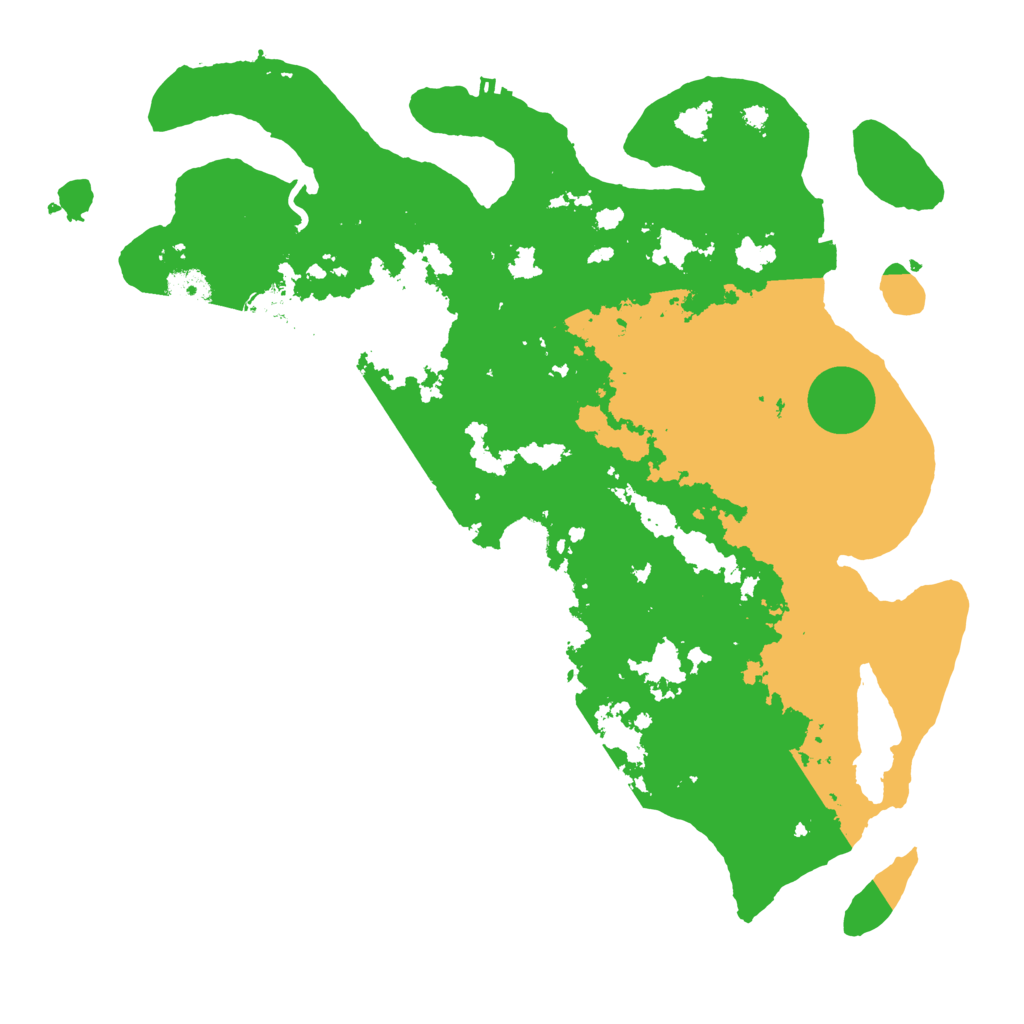 Biome Rust Map: Procedural Map, Size: 4000, Seed: 4237578