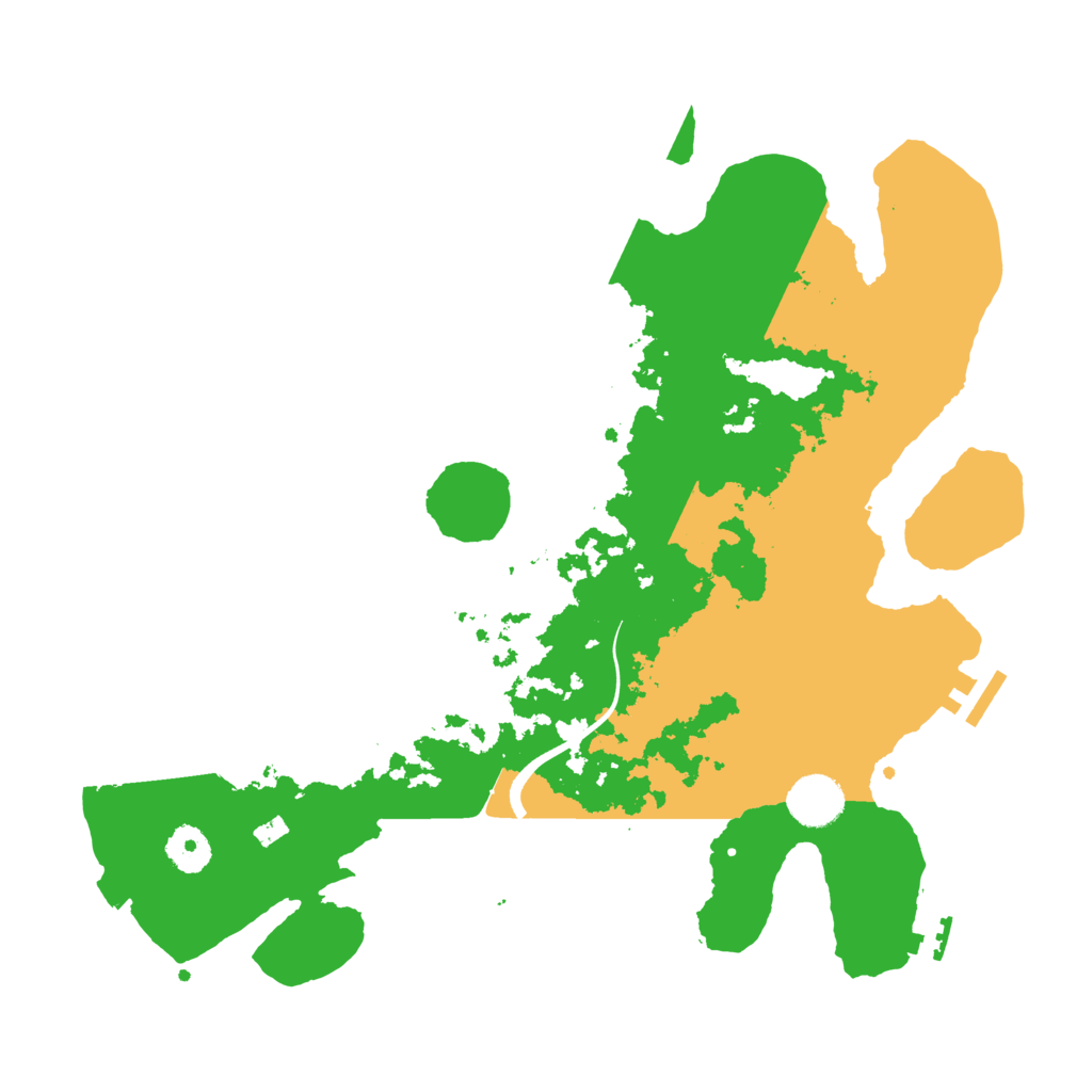 Biome Rust Map: Procedural Map, Size: 3650, Seed: 74519705