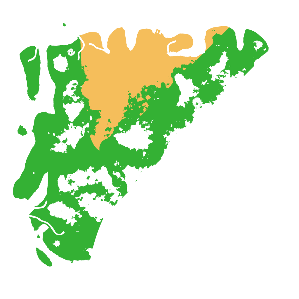 Biome Rust Map: Procedural Map, Size: 4400, Seed: 34132534