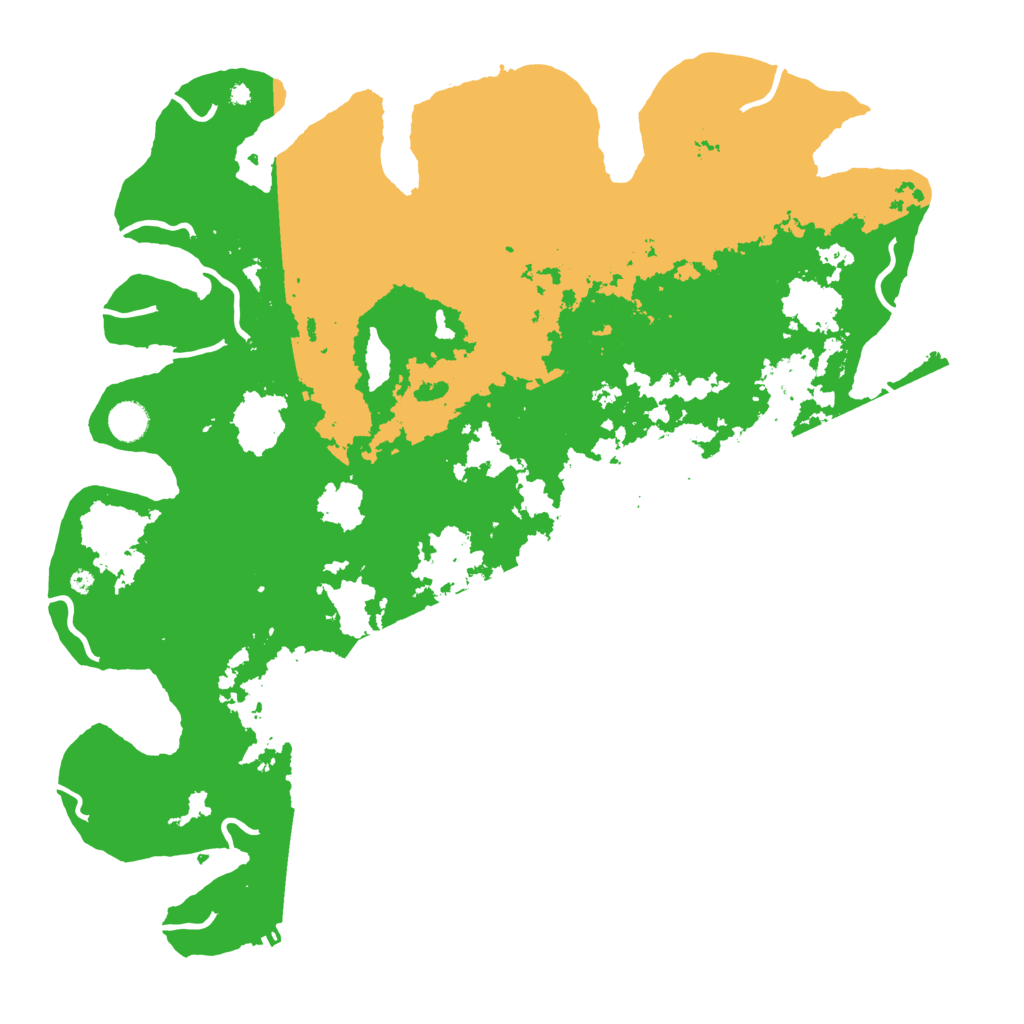 Biome Rust Map: Procedural Map, Size: 4500, Seed: 849086701