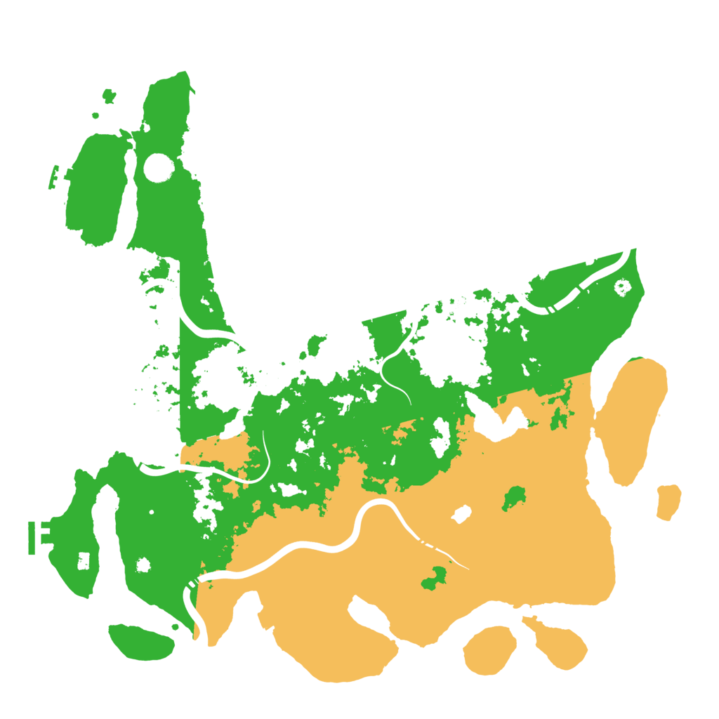 Biome Rust Map: Procedural Map, Size: 4400, Seed: 49550049