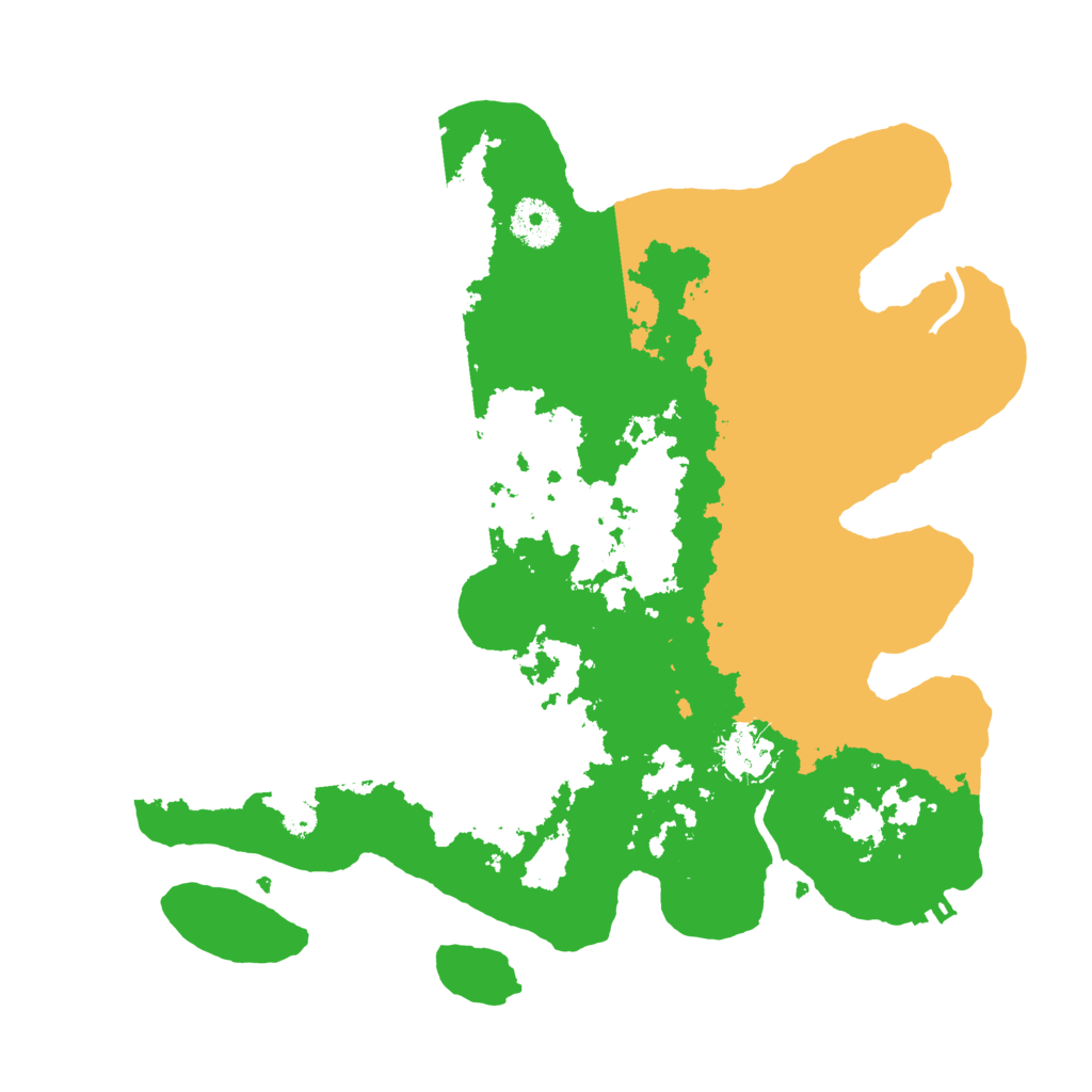 Biome Rust Map: Procedural Map, Size: 3400, Seed: 71624590