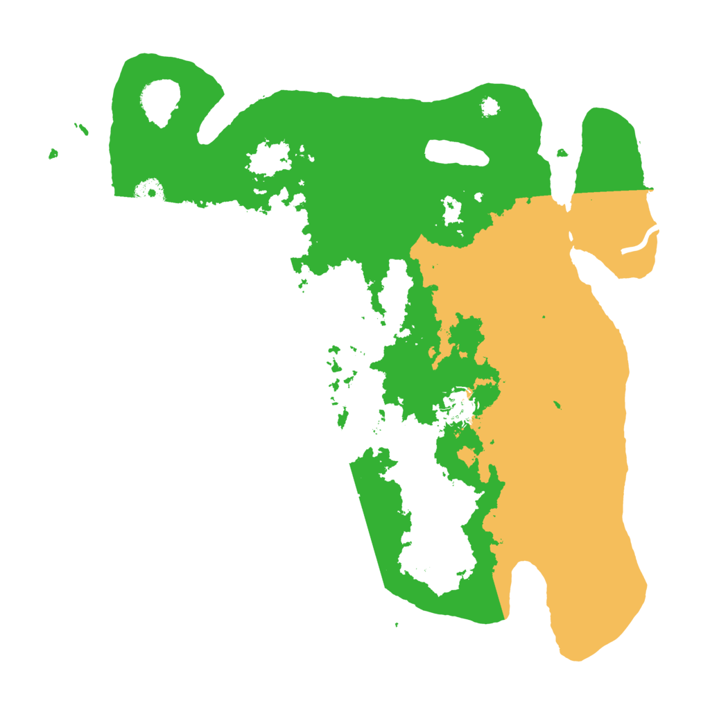 Biome Rust Map: Procedural Map, Size: 3500, Seed: 456825874