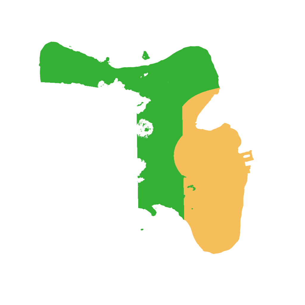 Biome Rust Map: Procedural Map, Size: 1850, Seed: 4631674