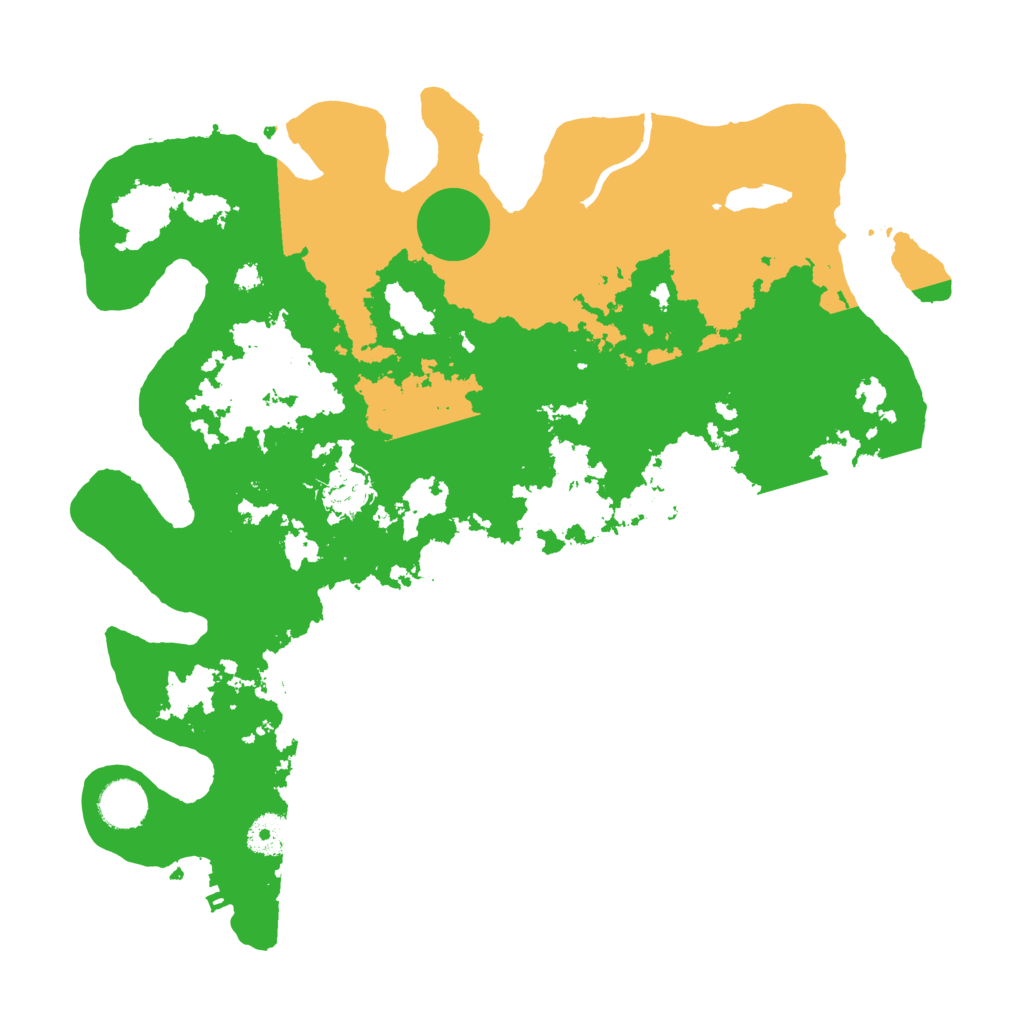 Biome Rust Map: Procedural Map, Size: 3700, Seed: 71772729